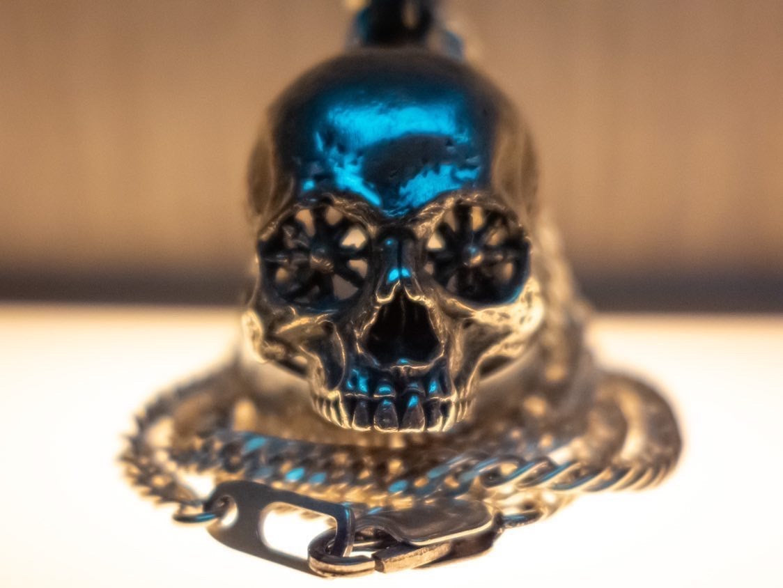 Treasure Circle Skull Pendant (Silver 925) + Chain – Kabuto Brand